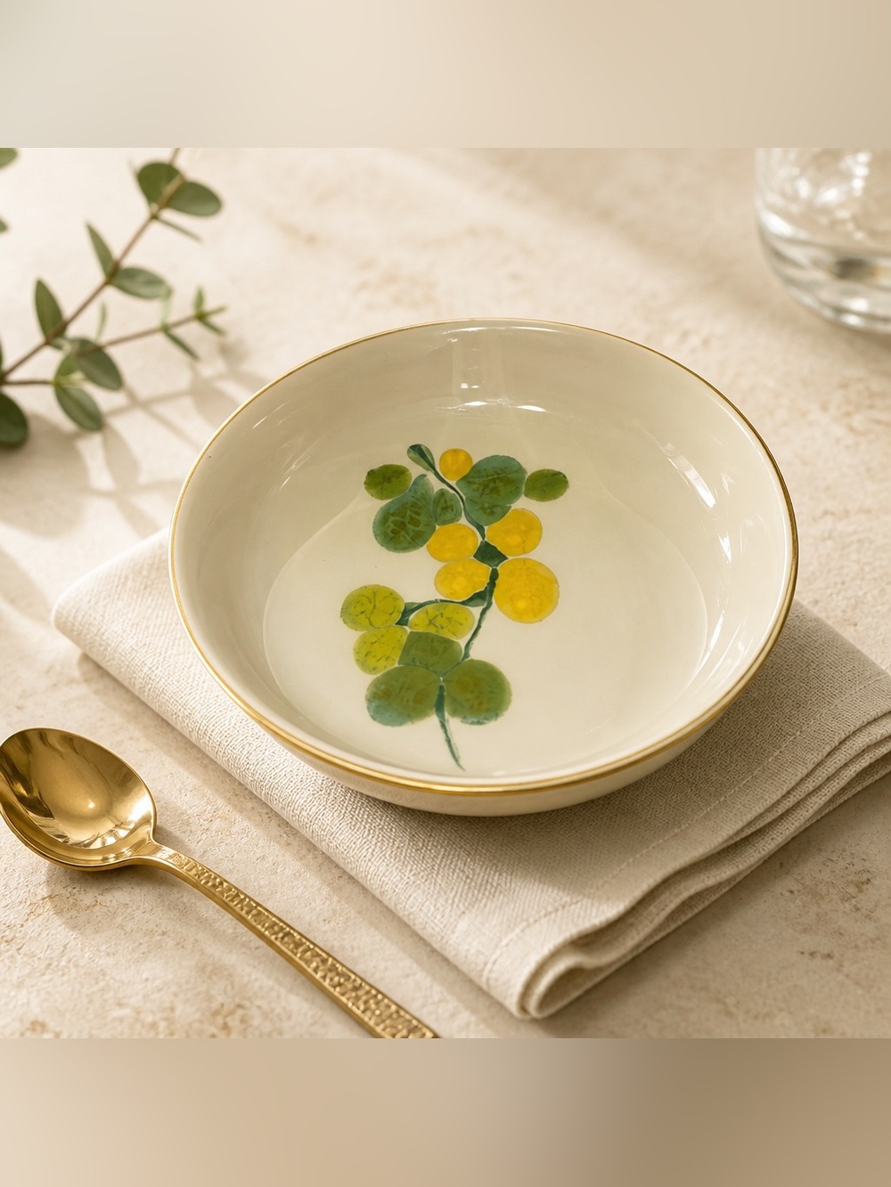 1970’s Franciscan Pebble Beach Earth ware Serving Bowl